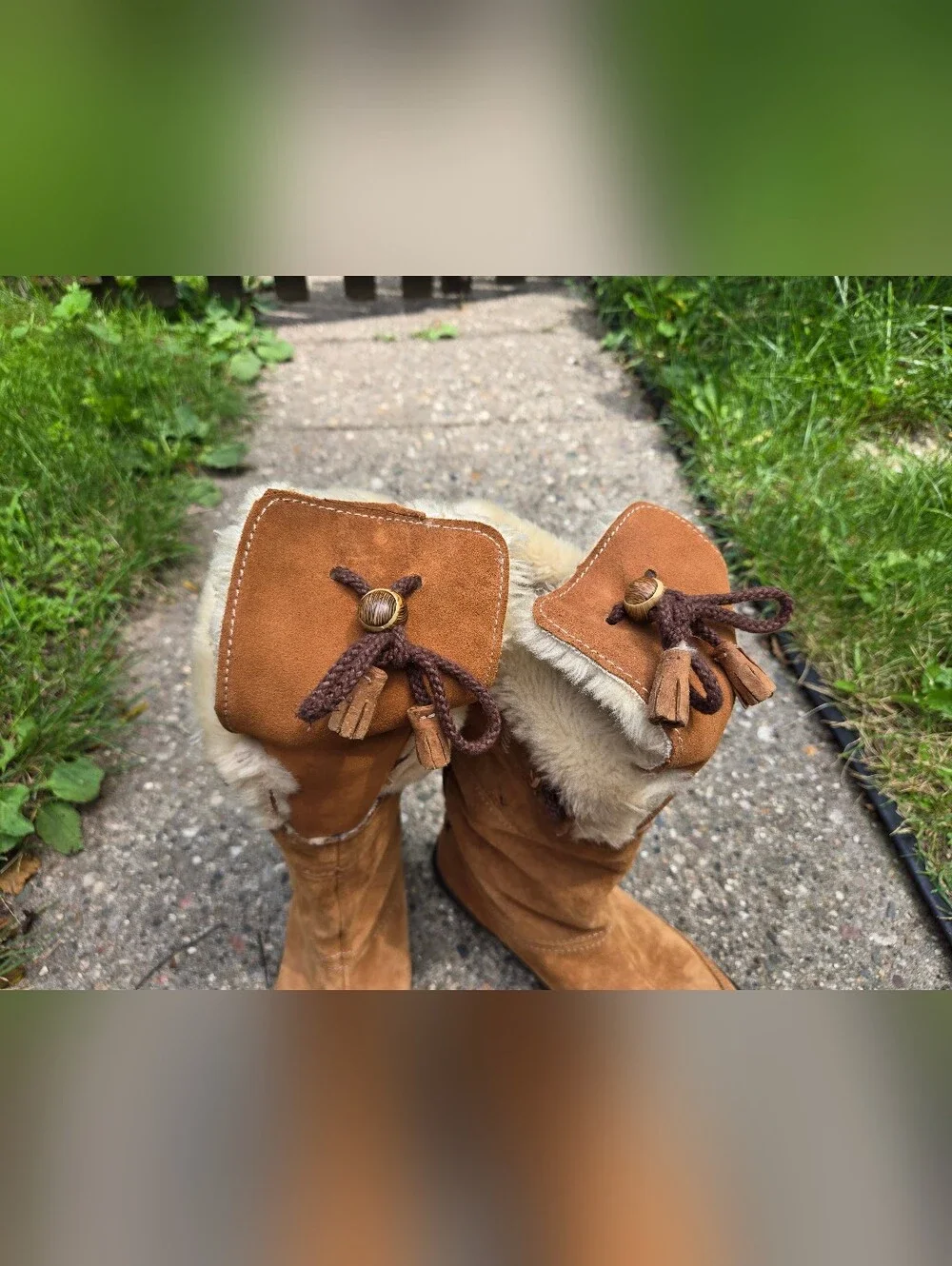 Women’s Cushe Suede Shearling-Lined Waterproof Winter Boots - Tan